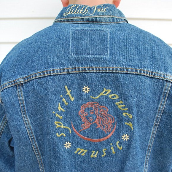 Vintage Lilith Fair 1997 Concert Levi's Denim Jack - Picture 4 of 8